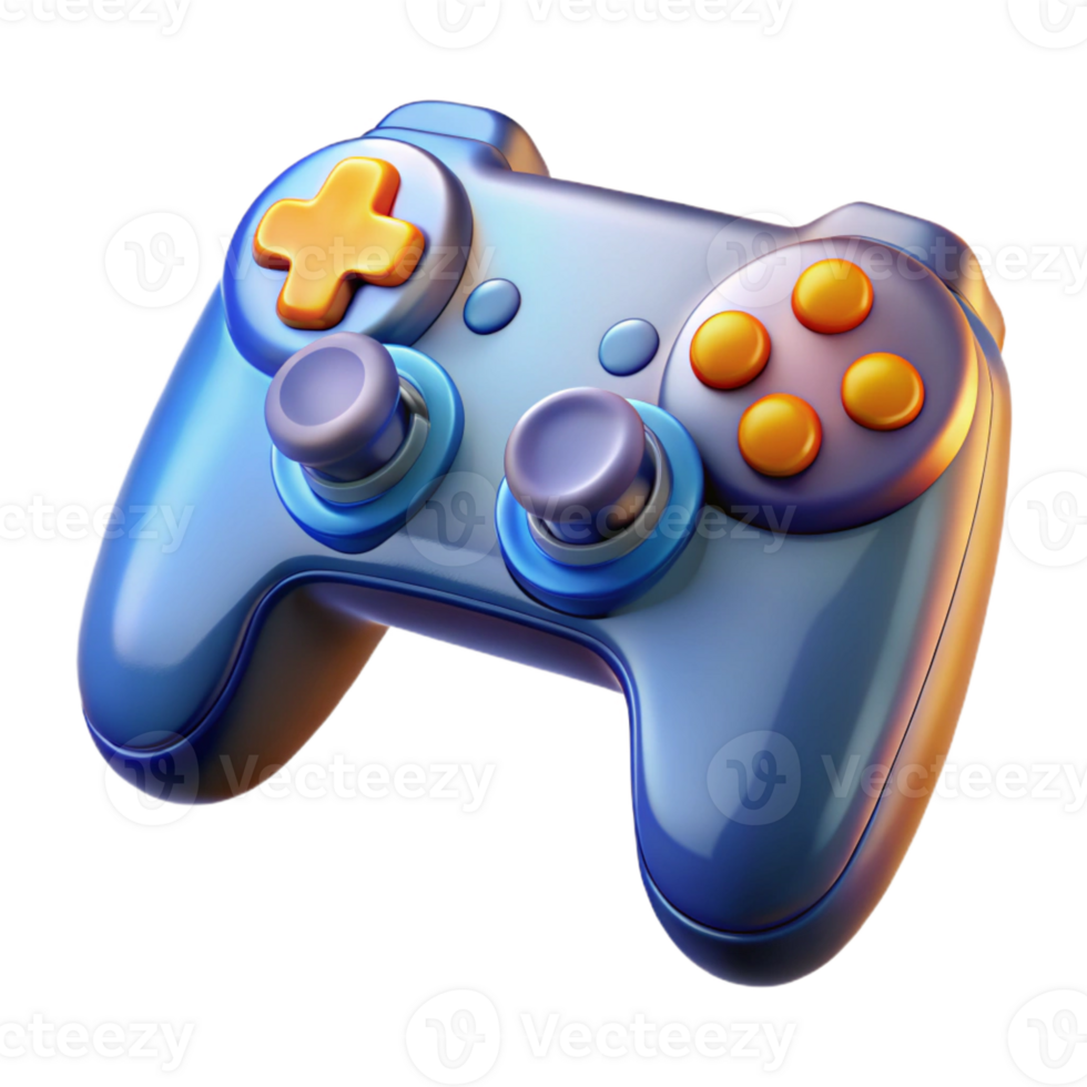 exemplary tropical Gaming controller, game accessory, with Transparent Background professional png
