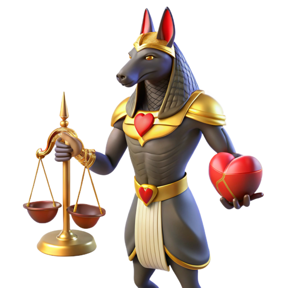 extraordinary creative A Benevolent Anubis the Egyptian God of genuine png