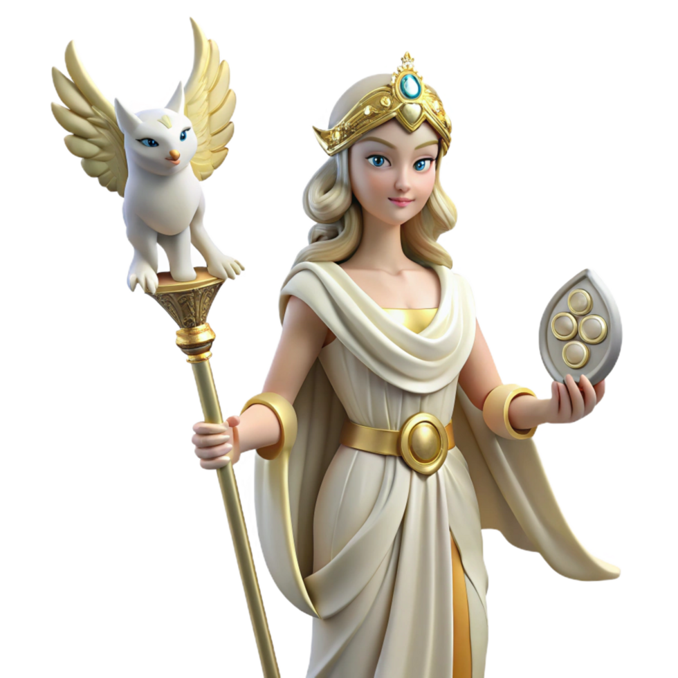 vibrant abstract A Wise Athena the Greek Goddess of high resolution png