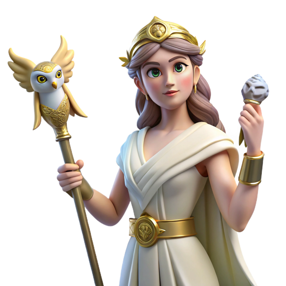 extraordinary abstract A Wise Athena the Greek Goddess of authentic png
