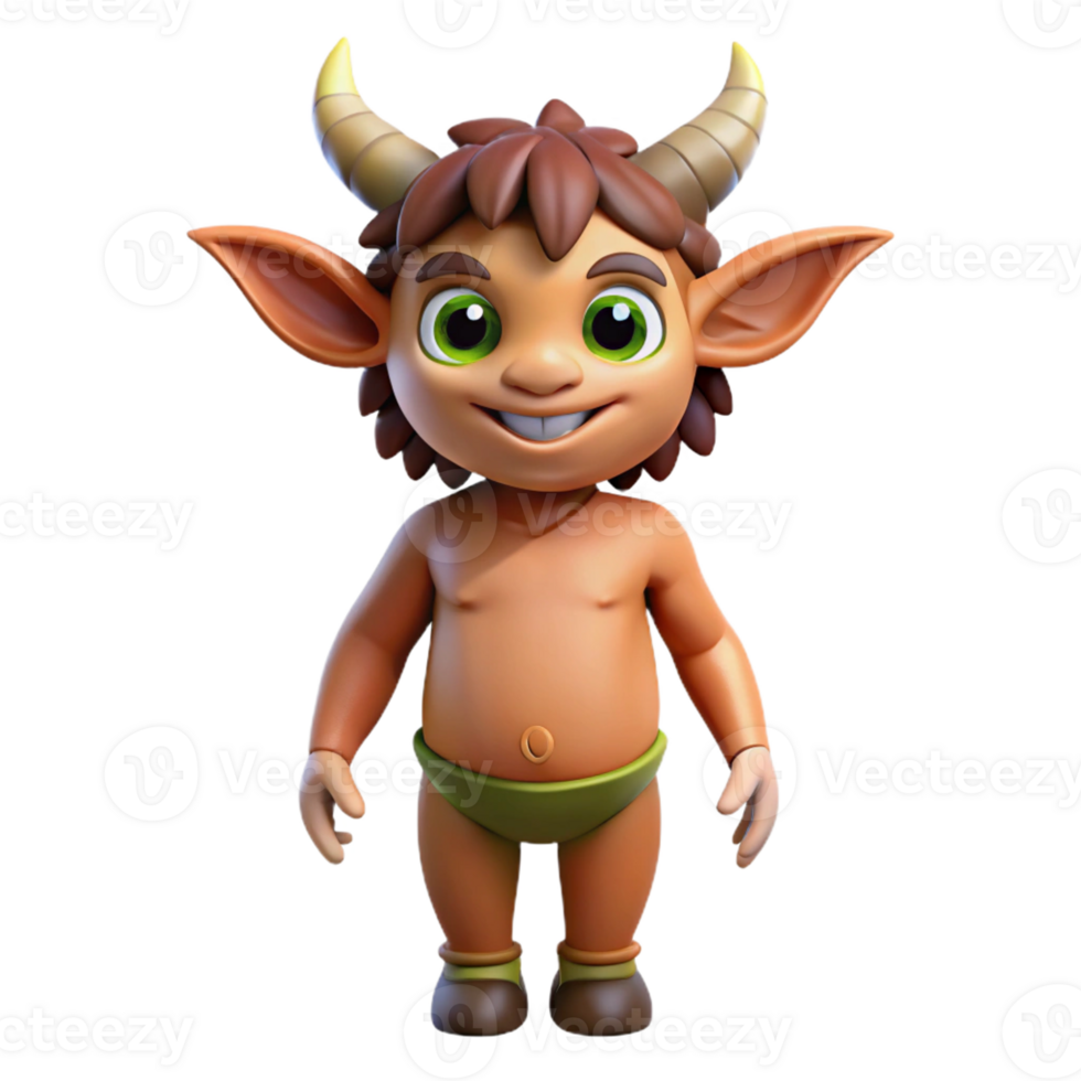 alluring sought-after Satyr, mischievous woodland creature with Transparent Background png