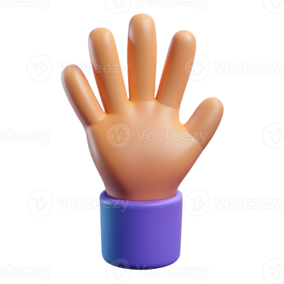 coveted abstract A single, stylized human hand reaching upwards with Transparent Background museum quality png