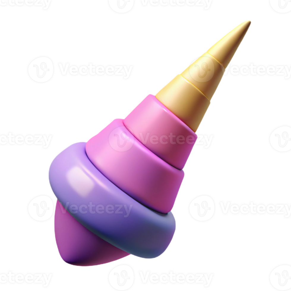 dramatic elegant Unicorn Horn with Transparent Background gallery standard png
