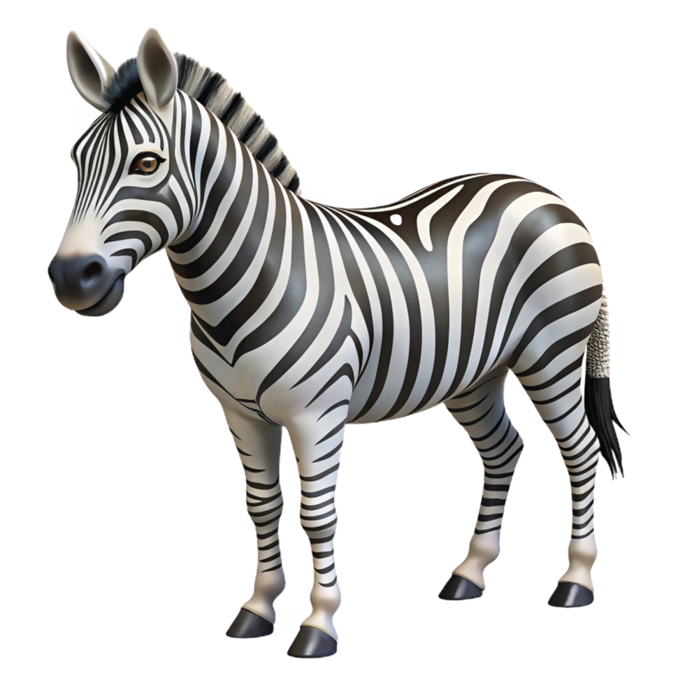 serene classic A Striped Zebra Grazing in the Savanna premium png