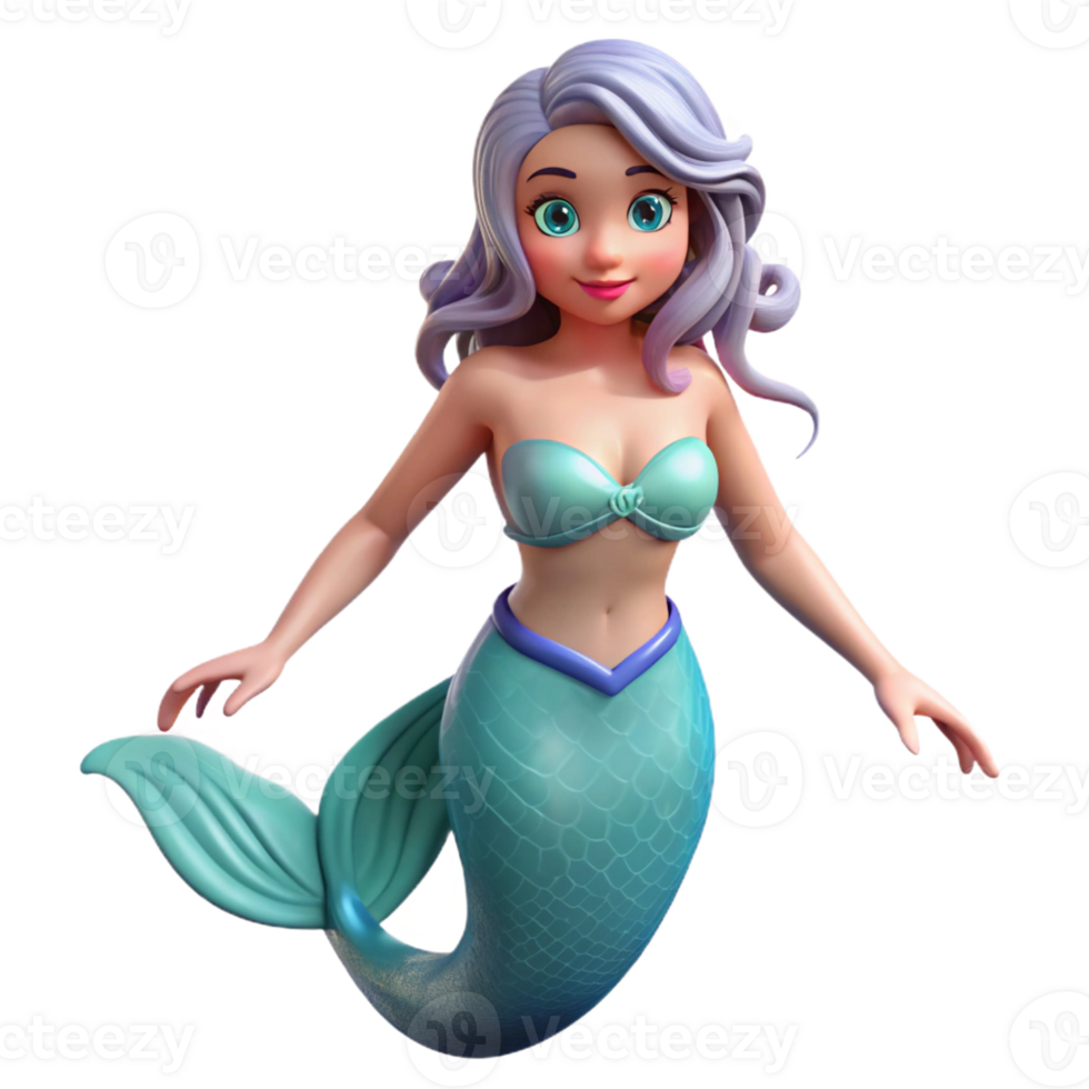 dramatic coastal Siren, alluring sea nymph, with Transparent Background perfect clarity png