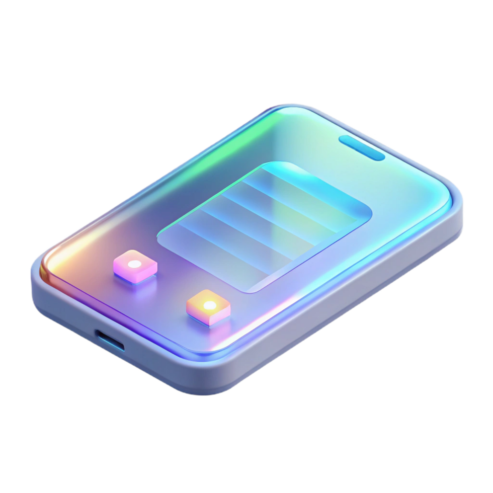 stunning contemporary A Transparent Smartphone Displaying exclusive png
