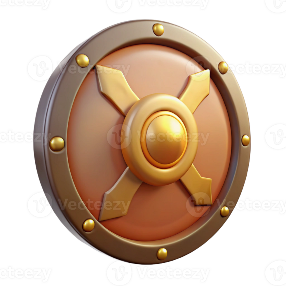 dazzling futuristic Aegis, Zeus's shield, with Transparent Background genuine png