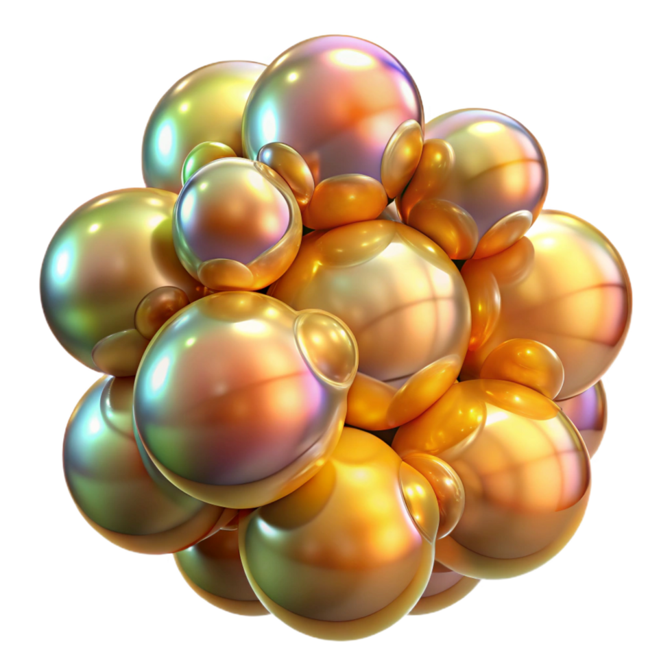 beautiful traditional A Field of Iridescent Soap Bubble Like genuine png