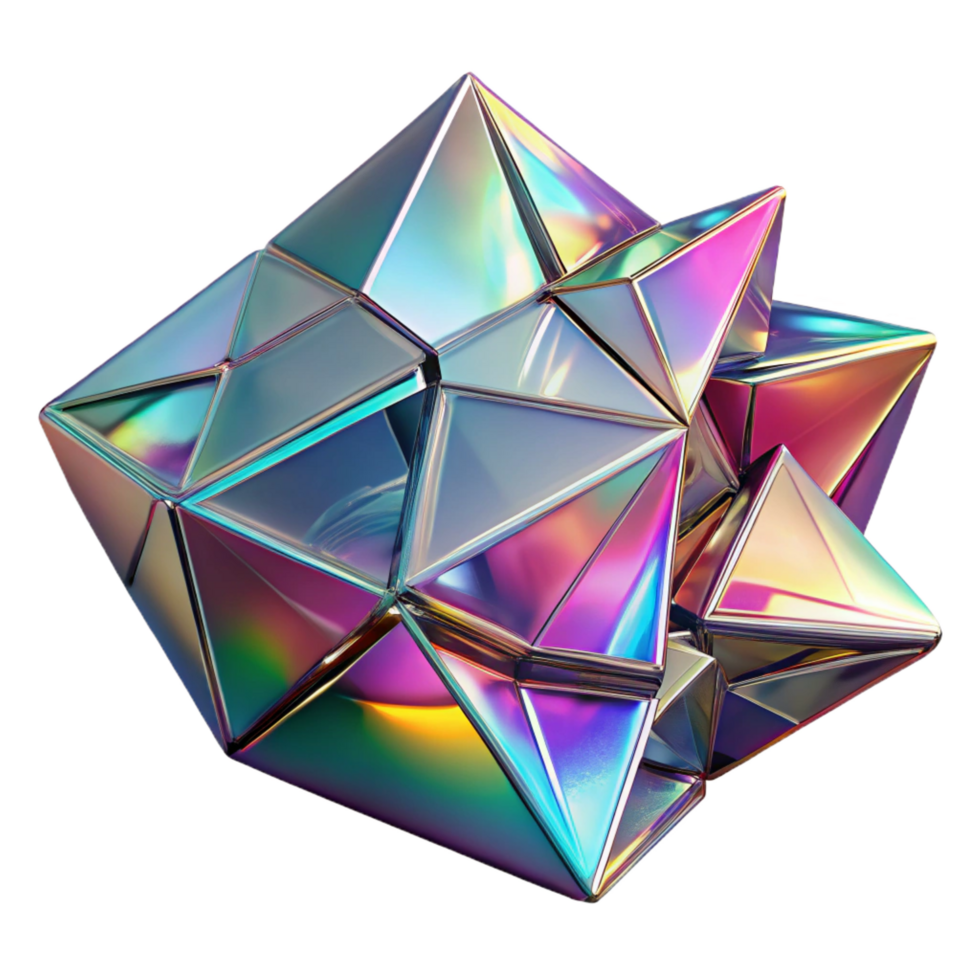 magnificent abstract Shattered Fragments of Glass Like high quality png