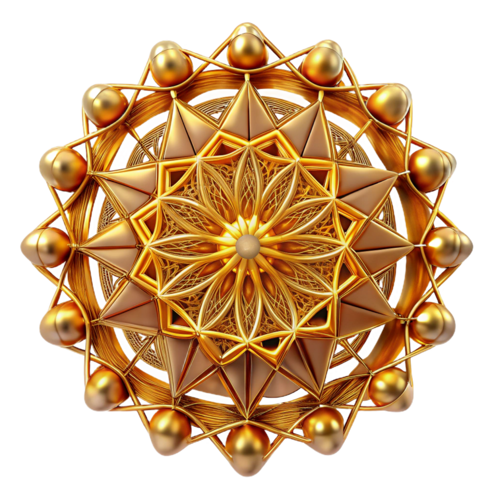vibrant minimalist Intricate Mandala Like Patterns Formed authentic png