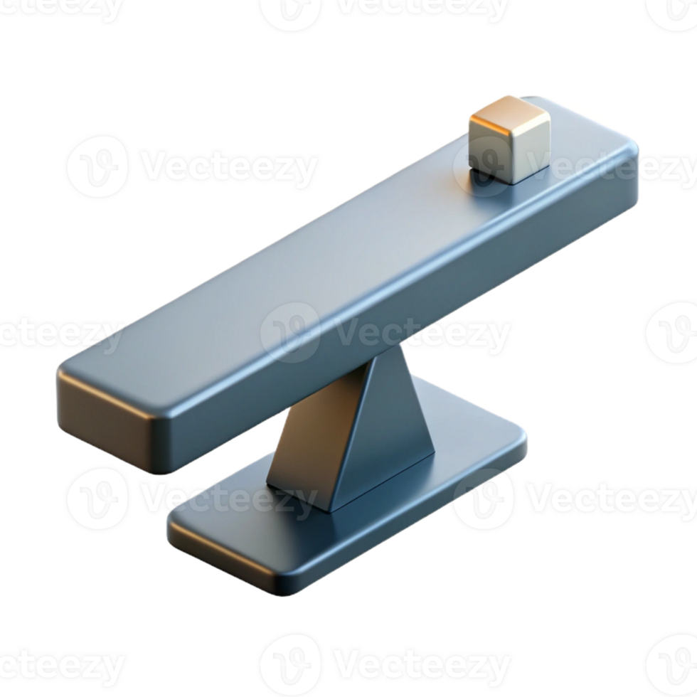 breathtaking geometric Concept art style, isolated cutout of a single, magnetically levitating, steel structural beam with Transparent Background crisp png