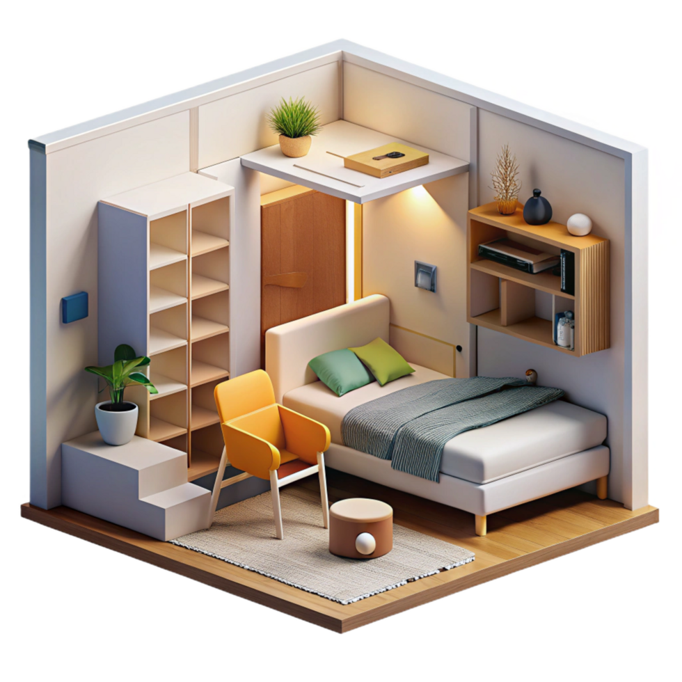 elegant vintage Micro Apartment Compact Design Multi exclusive png