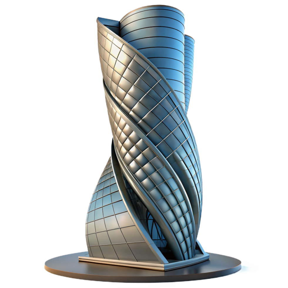 impressive classic Conceptual Skyscraper Twisting Form professional png