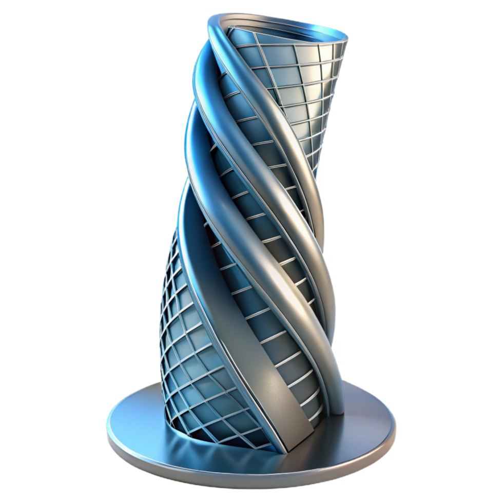 extraordinary rustic Conceptual Skyscraper Twisting Form premium png