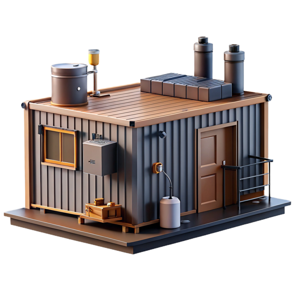 stunning modern Shipping Container Home Industrial exclusive png