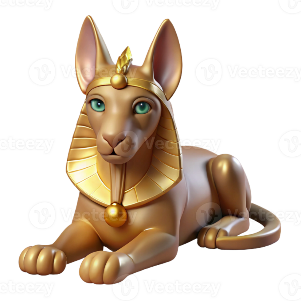 bold enchanting Sphinx, enigmatic creature with riddles, with Transparent Background elite png