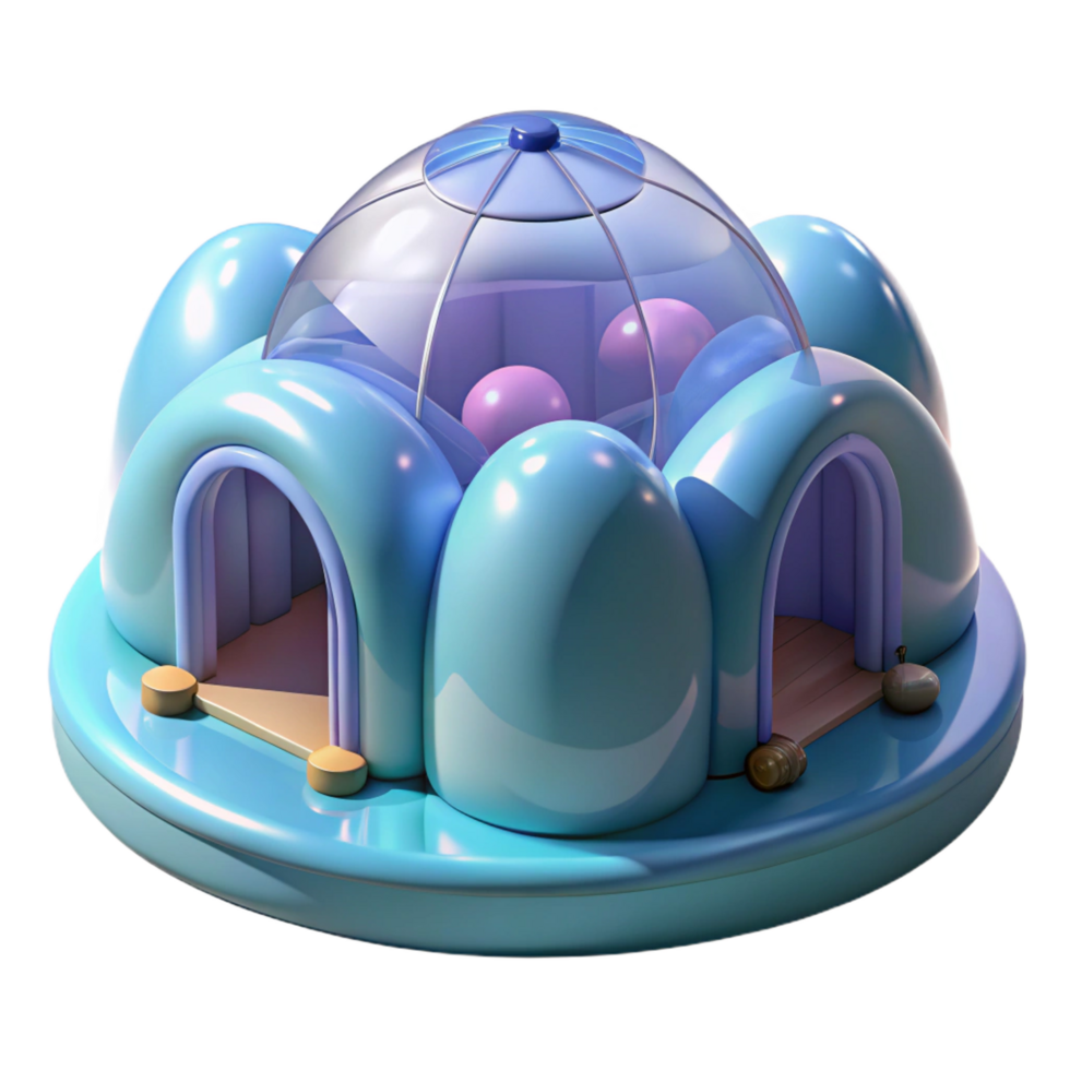 elegant abstract Inflatable Structure Temporary professional png