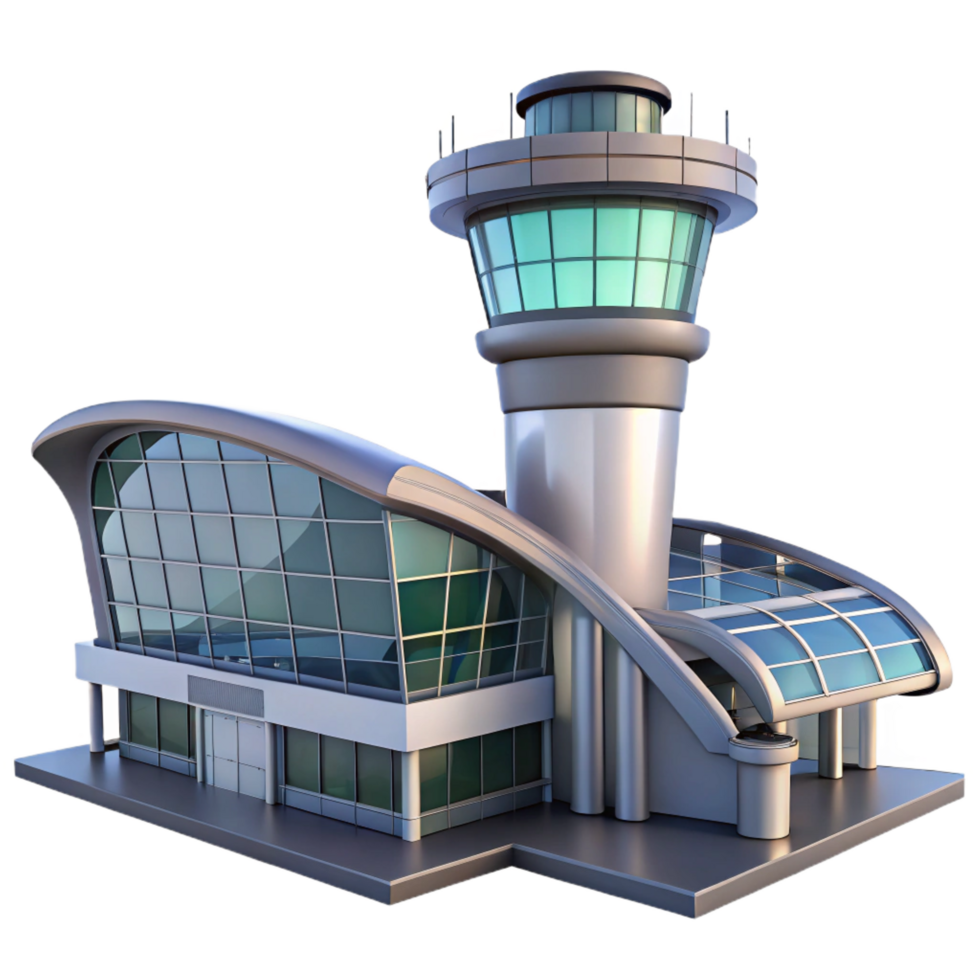 beautiful rustic Airport Terminal Modern Architecture exclusive png