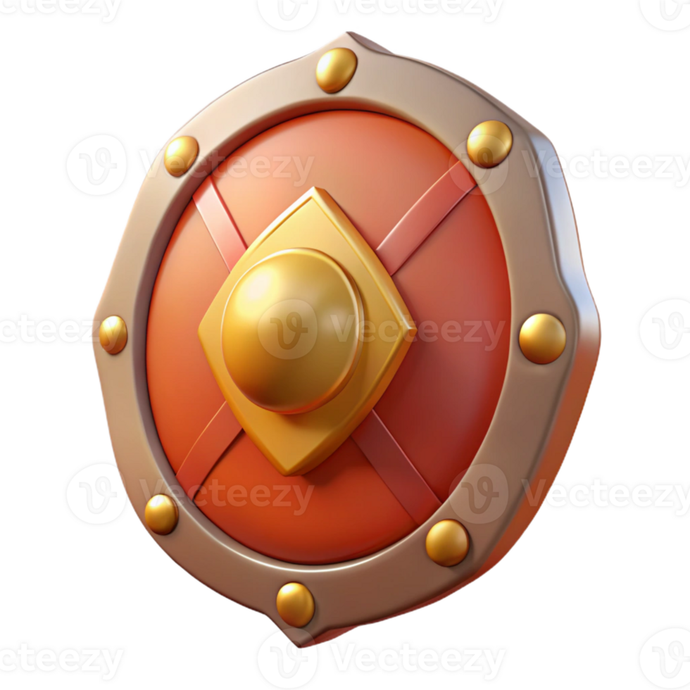 celebrated vintage Aegis shield, Athena's shield, with Transparent Background ultra HD png
