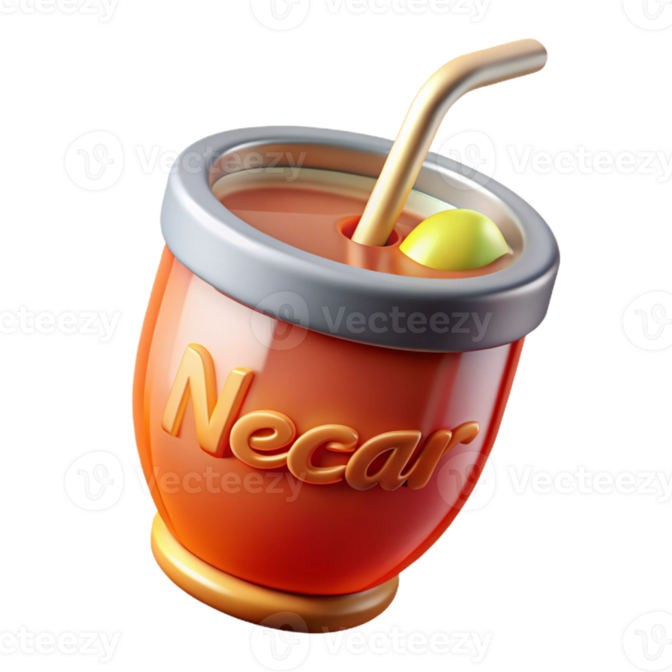 coveted modern Nectar, drink of the gods, with Transparent Background handcrafted png