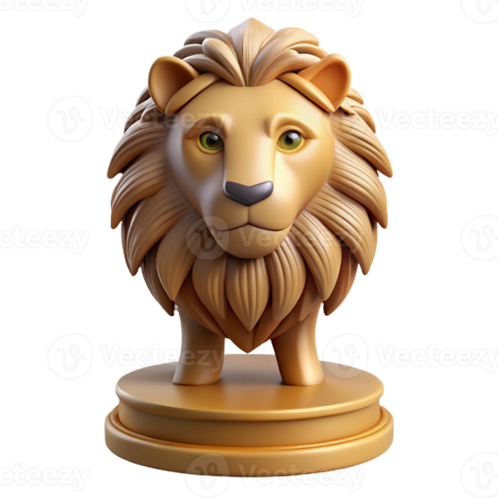 dramatic beautiful Nemean Lion skin, Heracles' trophy, with Transparent Background 8K png