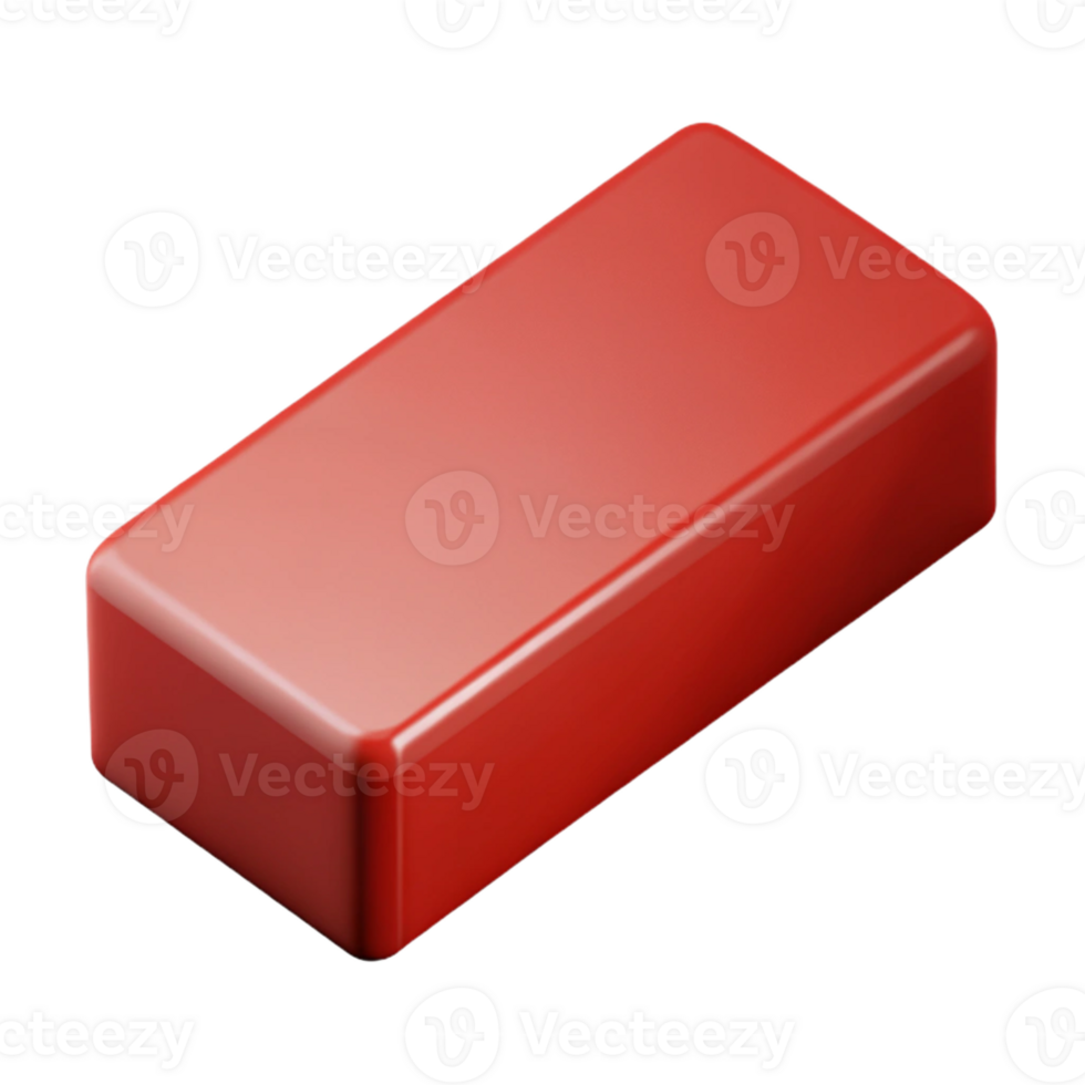 breathtaking harmonious coastal Single red brick with Transparent Background original png