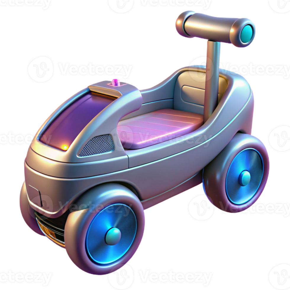 breathtaking elegant Hyper-specific, professional render of a futuristic, sleek personal transporter with anti-gravity technology with Transparent Background luxury png