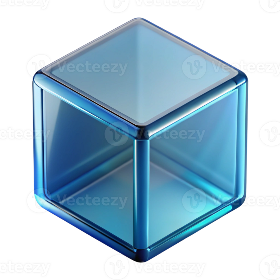 captivating exceptional Glass block with Transparent Background png