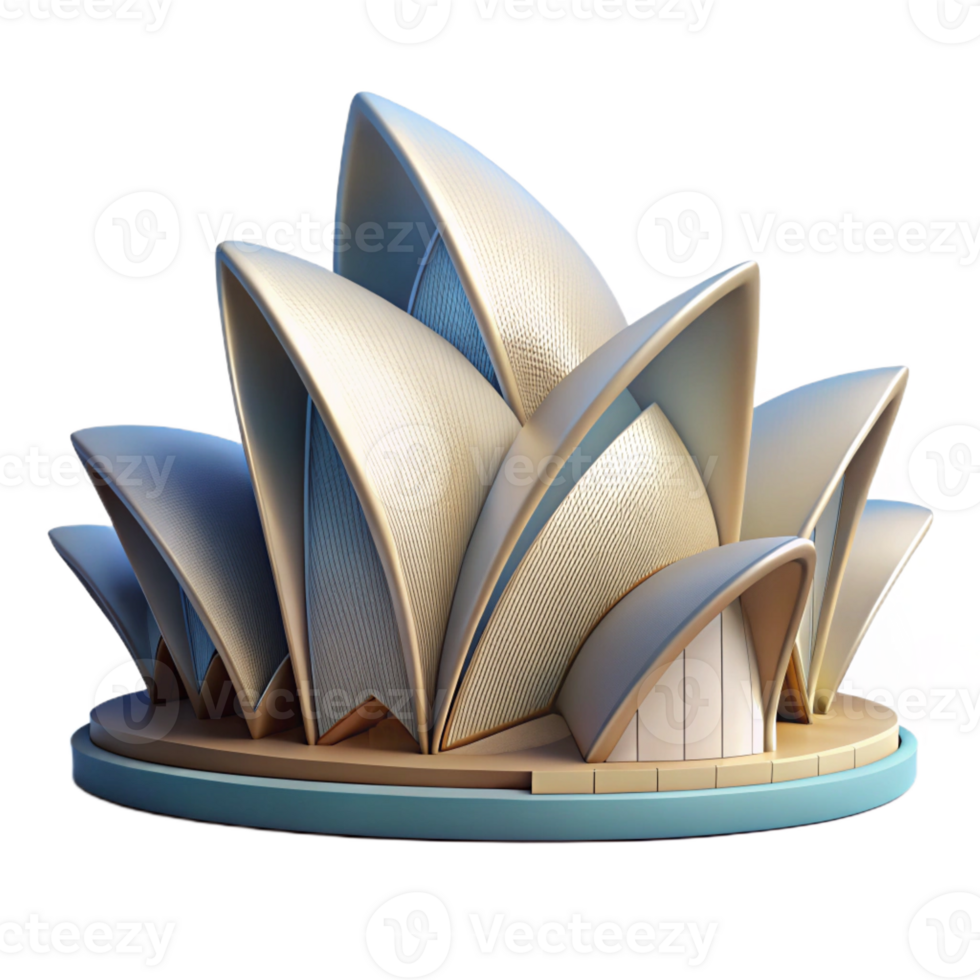 enchanting distinguished Sydney Opera House sail section, with Transparent Background png