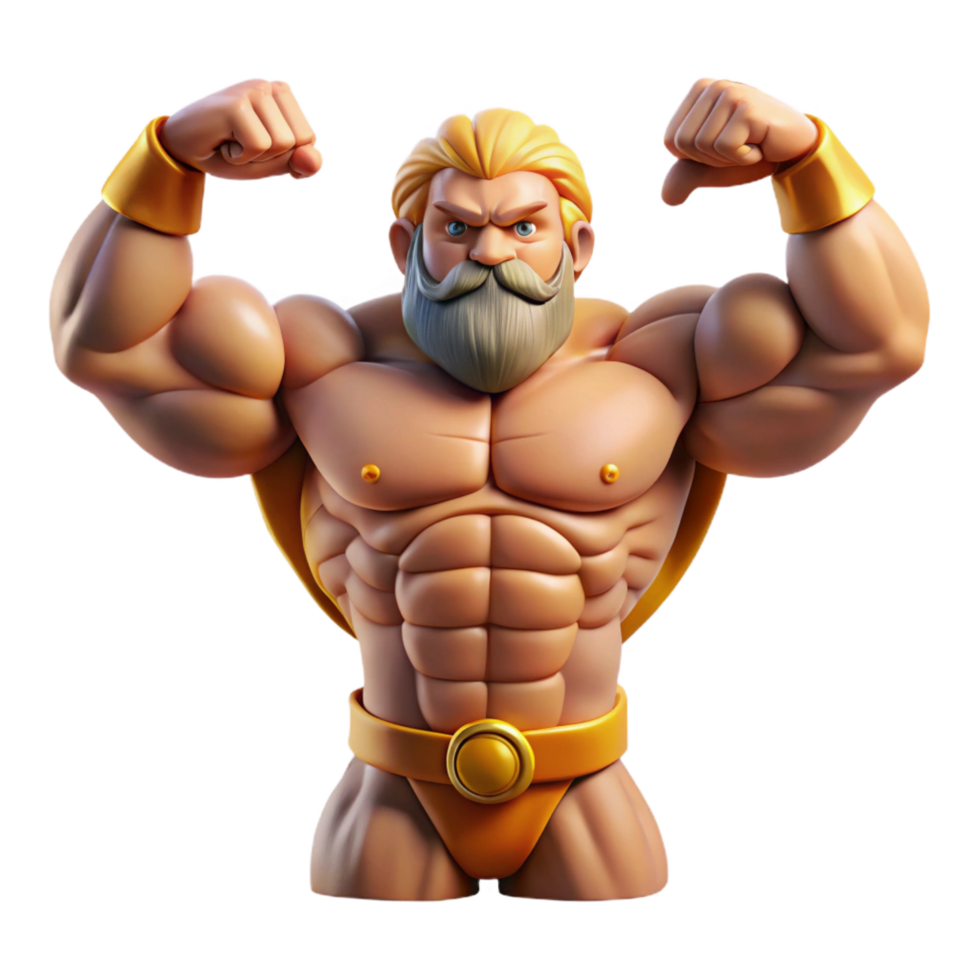 serene rustic A Powerful Titan Holding Up the Sky His original png