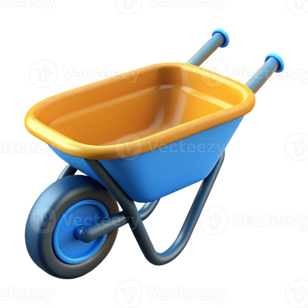 breathtaking distinctive Wheelbarrow with Transparent Background png