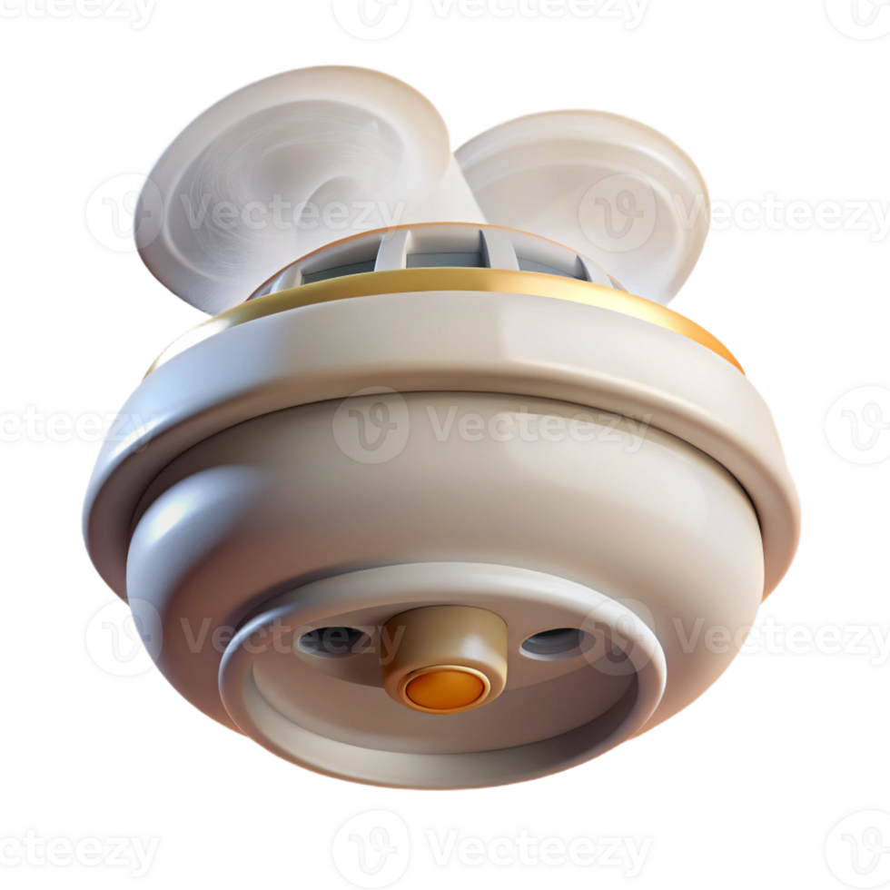 breathtaking unforgettable Smoke detector with Transparent Background png