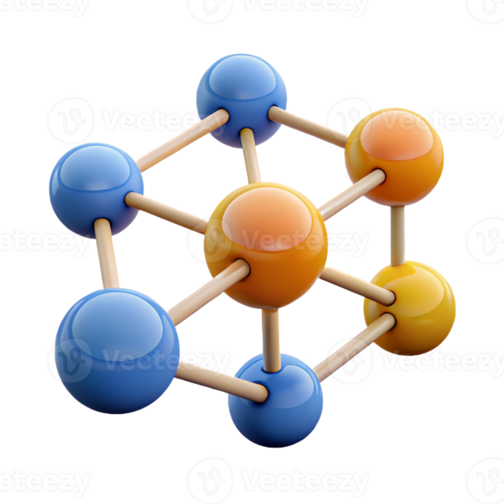 exquisite harmonious futuristic An abstract representation of a social network with Transparent Background ultra HD png