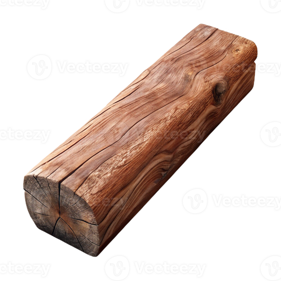 captivating elegant Wooden beam rustic texture, with Transparent Background fine detail png
