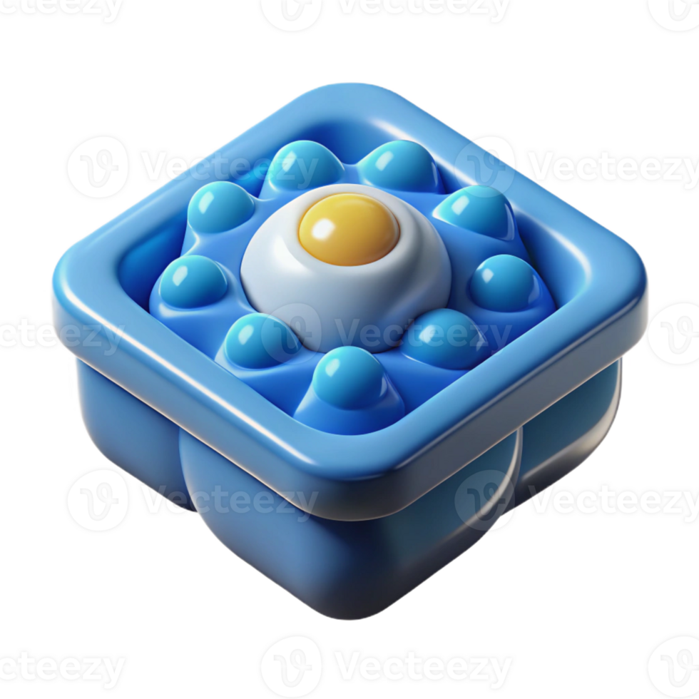 acclaimed industrial Concept art style isolated cutout of a self-cleaning, nanotech bathroom tile with Transparent Background detailed png