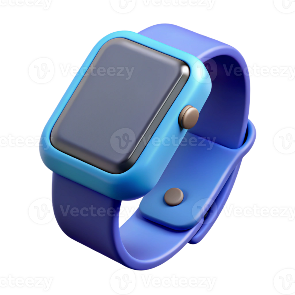 beautiful classic Smartwatch with fitness tracker display with Transparent Background studio quality png