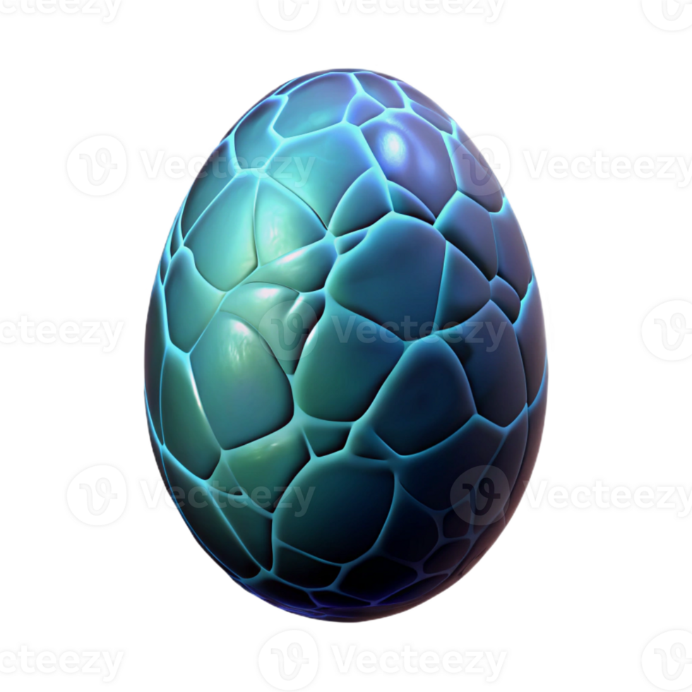 calm enchanting Concept art style, isolated cutout, of a single highly detailed xenomorph egg with bioluminescent veins with Transparent Background perfect clarity png
