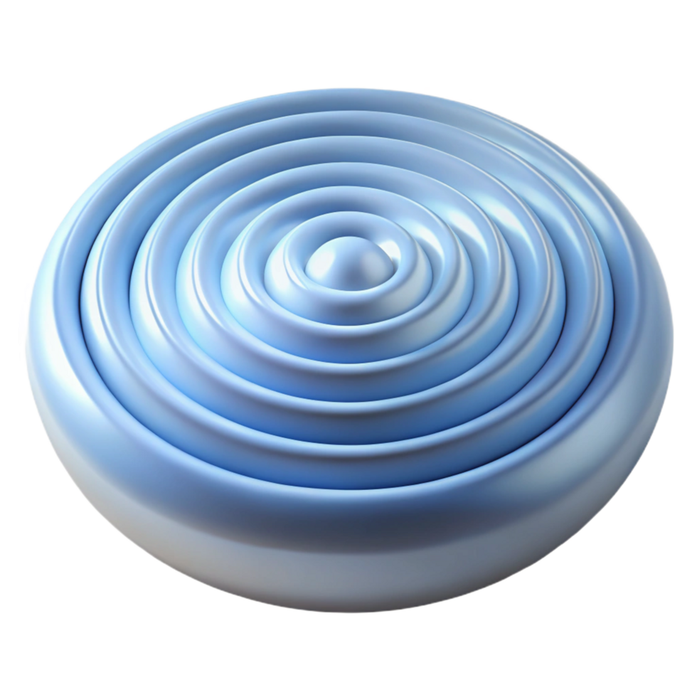 beautiful minimalist A Series of Concentric Circular Ripples genuine png