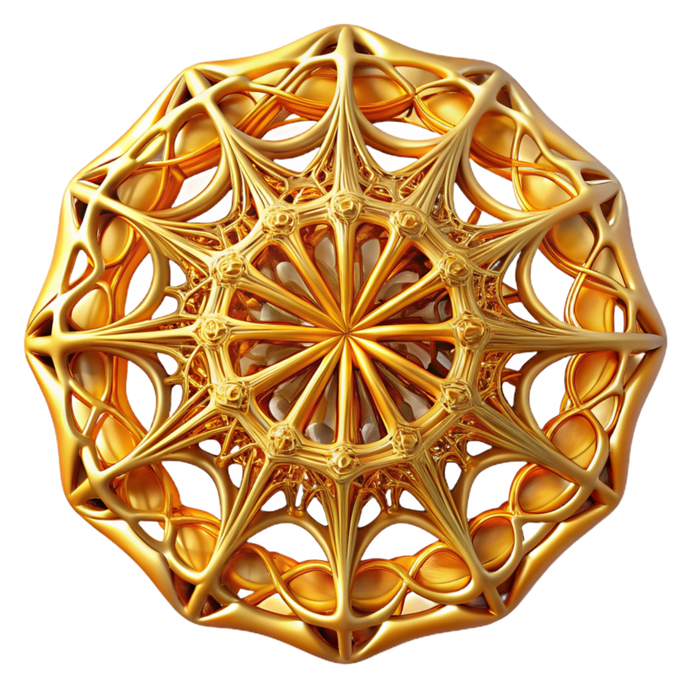 dramatic contemporary A Web of Intricate Lace Like Patterns authentic png