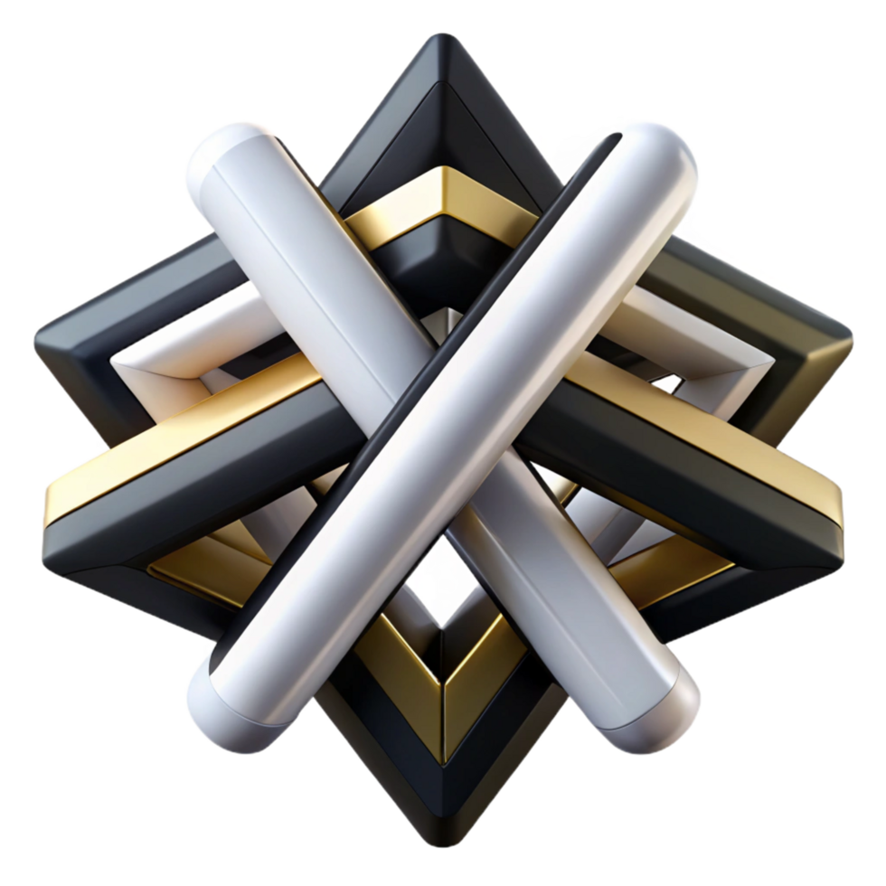 wonderful minimalist A Dynamic Composition of Intersecting professional png