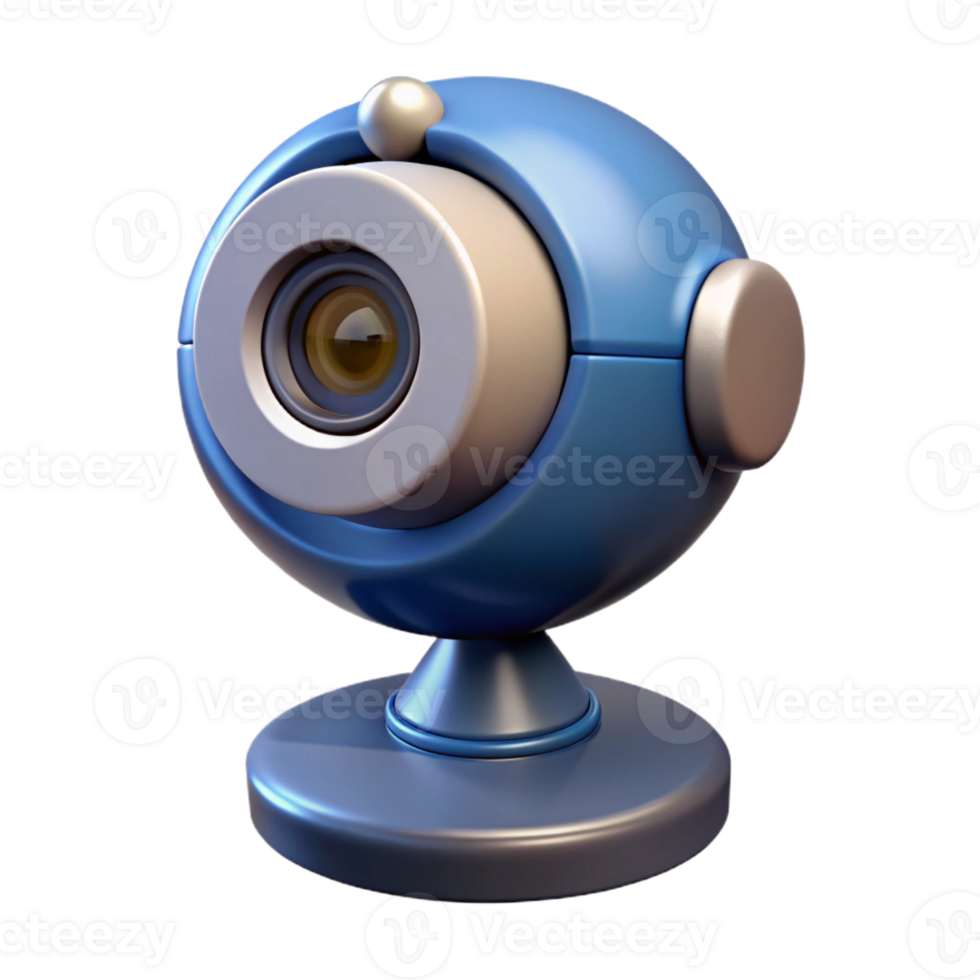 acclaimed geometric Webcam with privacy shutter closed with Transparent Background luxury png