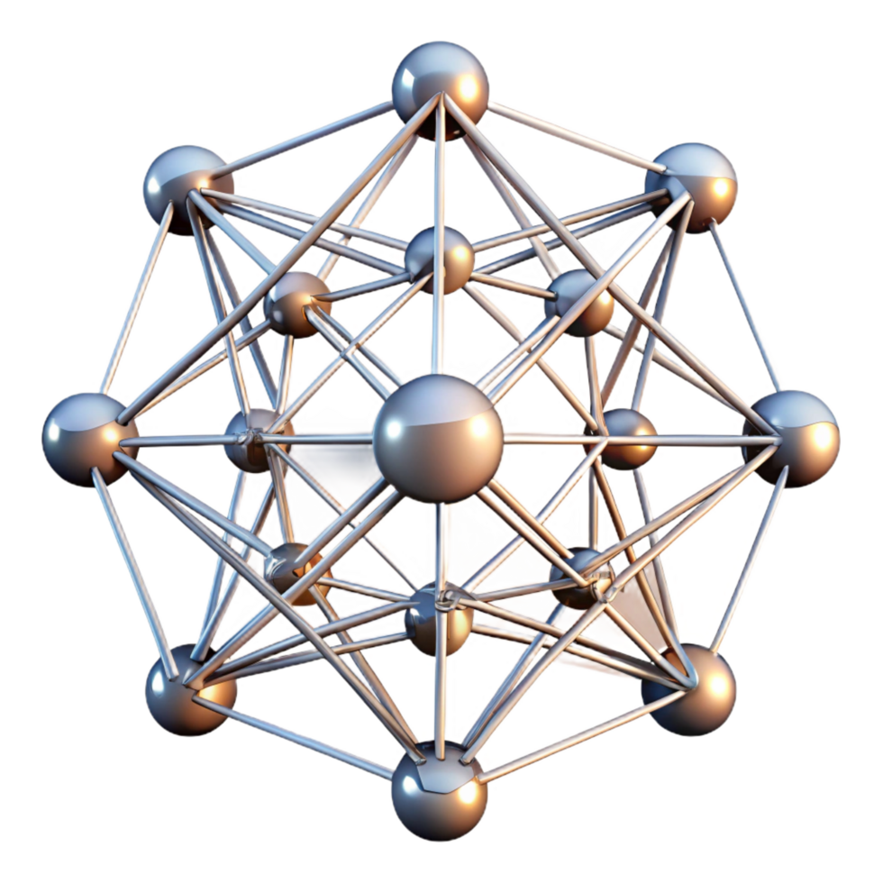 beautiful traditional A Complex Network of Interconnected Nodes premium png