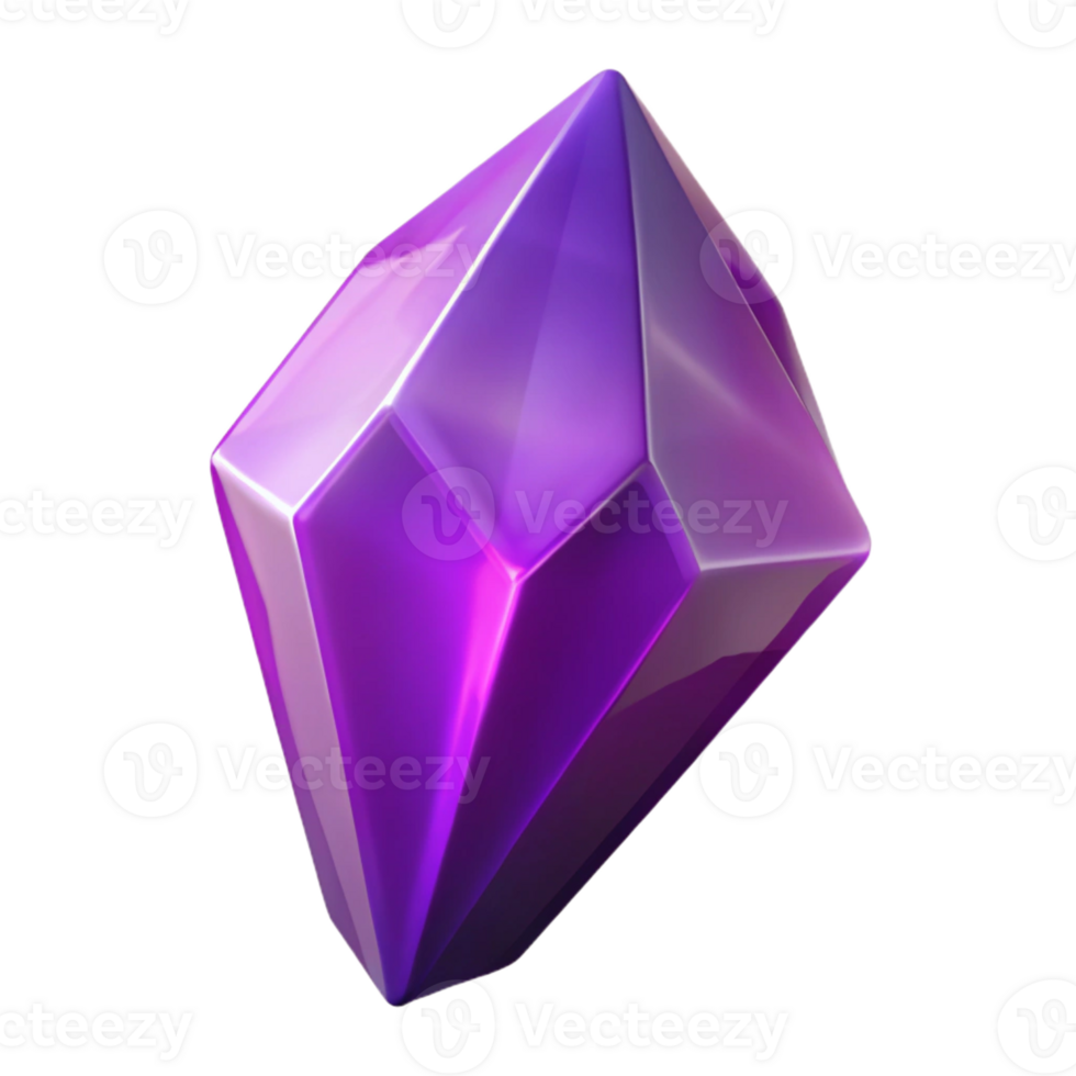 beautiful mid-century Photorealistic, isolated cutout of a single, glowing crystal shard, amethyst, jagged edges with Transparent Background perfect clarity png