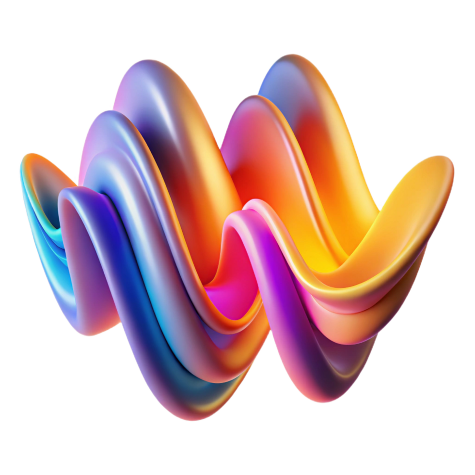 extraordinary contemporary An Abstract Visualization of Sound Waves premium png