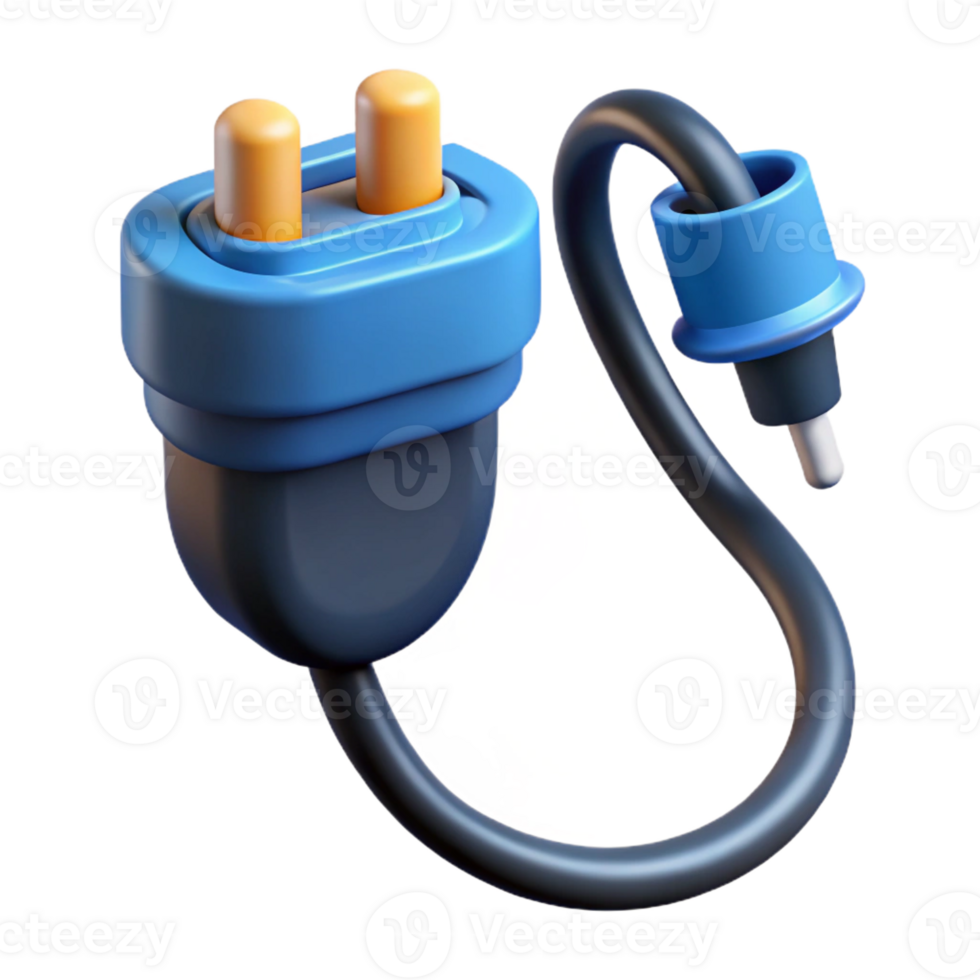 dazzling standout Electric car charging cable with Transparent Background png
