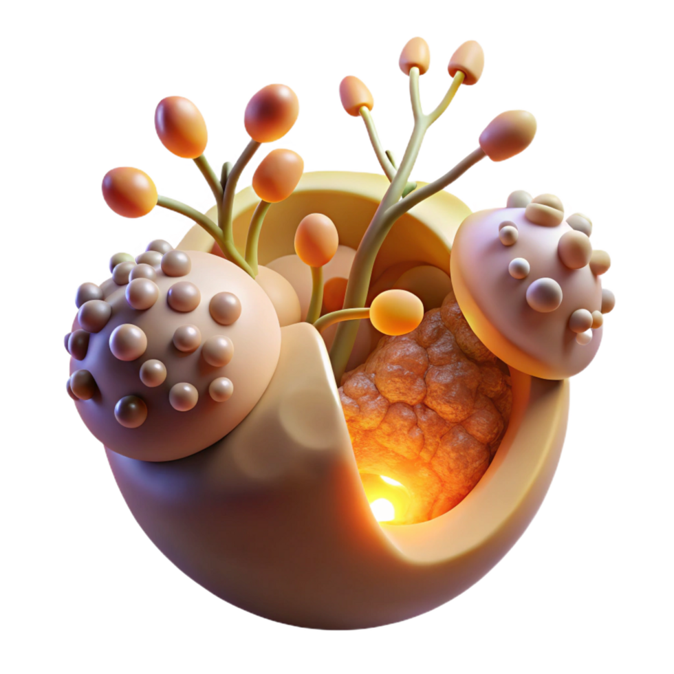 elegant contemporary A Dynamic Portrayal of Growth and Decay professional png