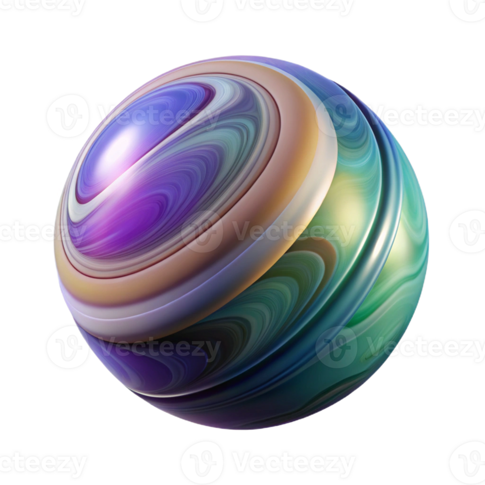 bold splendid A planet, abstract design, swirling colors with Transparent Background elite png