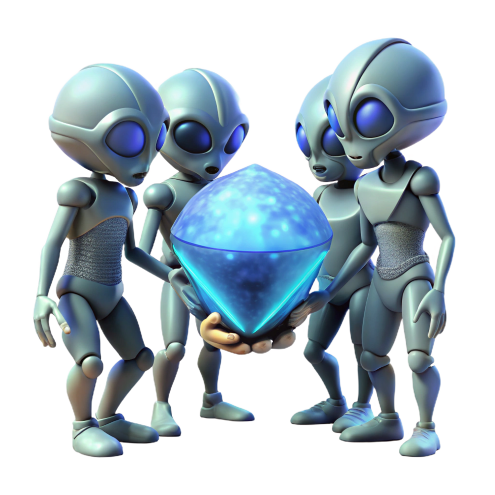 wonderful contemporary A Group of Alien Explorers with professional png
