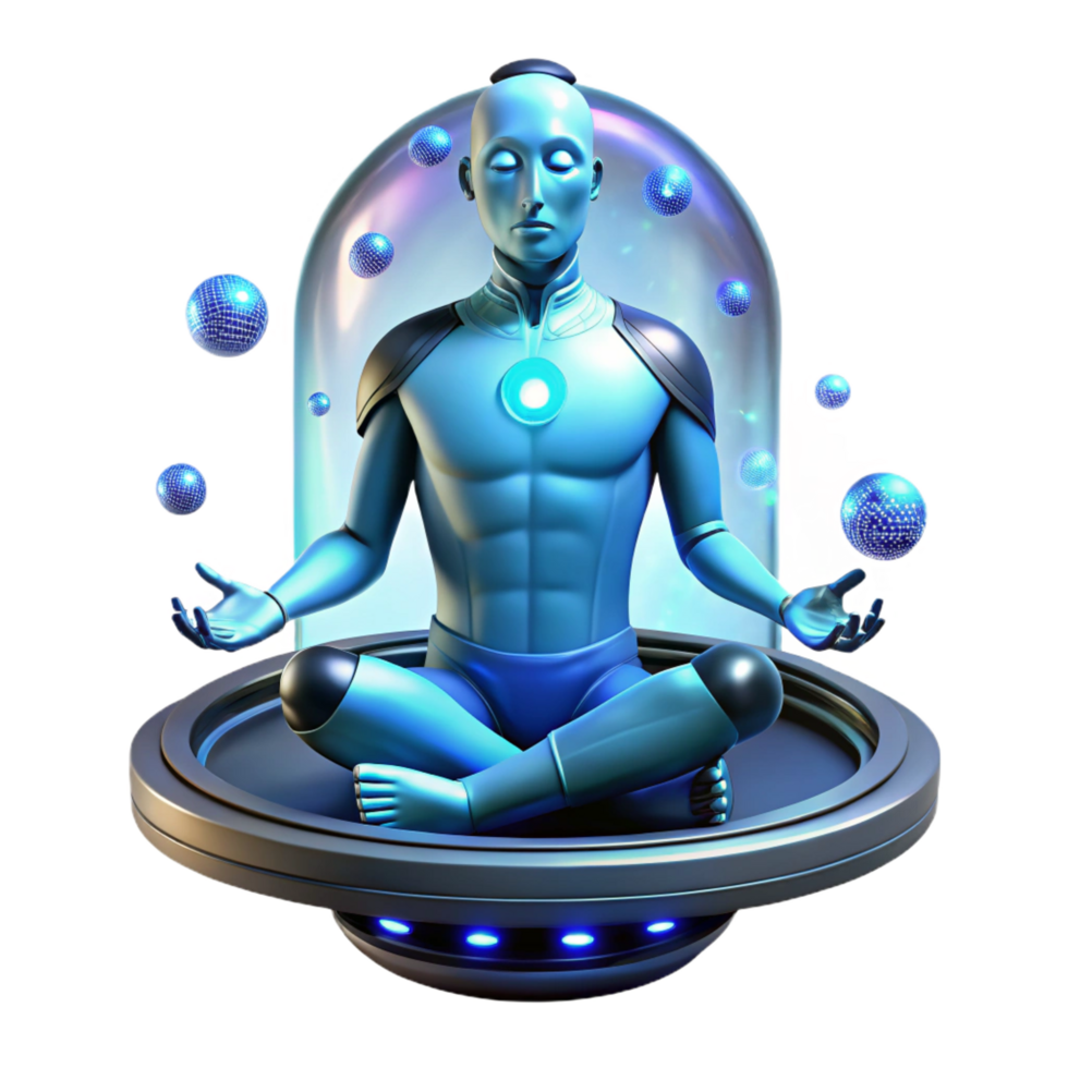 elegant traditional A Cybernetically Enhanced Human with professional png