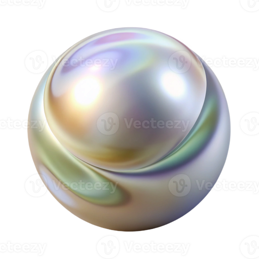 breathtaking timeless A pearl, lustrous, abstract design with Transparent Background png